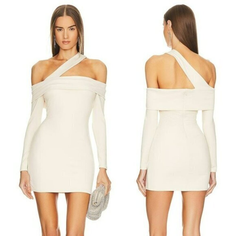 Michael Costello xREVOLVE Lydia Mini Dres - Beige